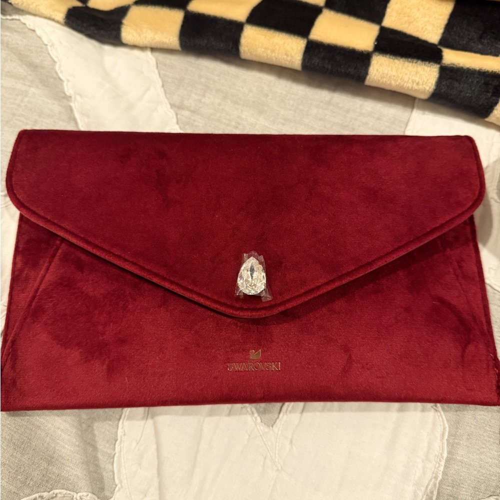 Swarovski Ruby Red Clutch